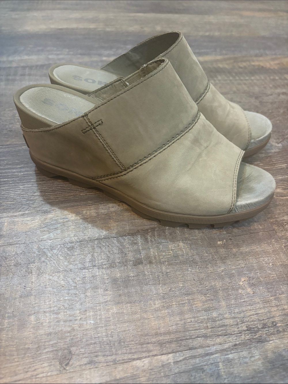 Sorel Rockridge Open-Toe Wedge Mules